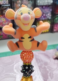 Image 1 of Extended Cute Tiger Rhinestone Pen (396)