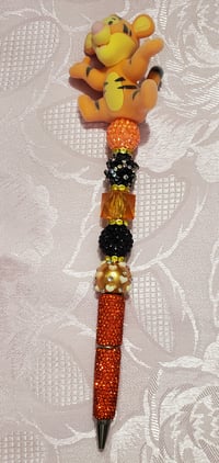 Image 5 of Extended Cute Tiger Rhinestone Pen (396)
