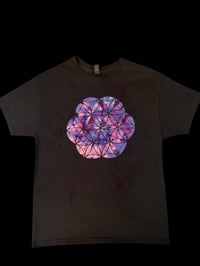 Large Gildan Heavy Cotton Reverse Stencil Hand Painted