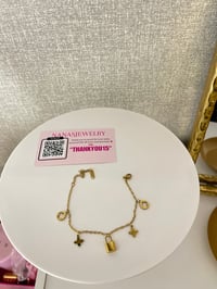 Baddie charm bracelet 🔒💋✨