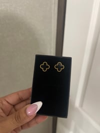 Lucky in love earrings 🍀🤍