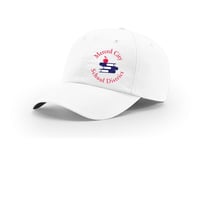 TRUCKER CAP- WHITE ADJUSTABLE 