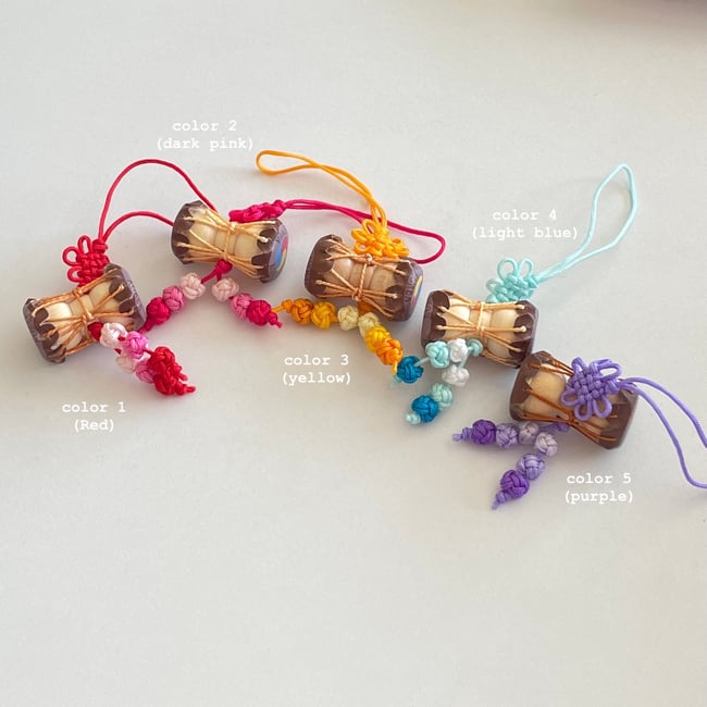'janggu' korean drum traditional norigae charms