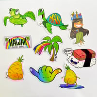 Image 5 of Maui is Full of Palm Trees Waterproof Stickers