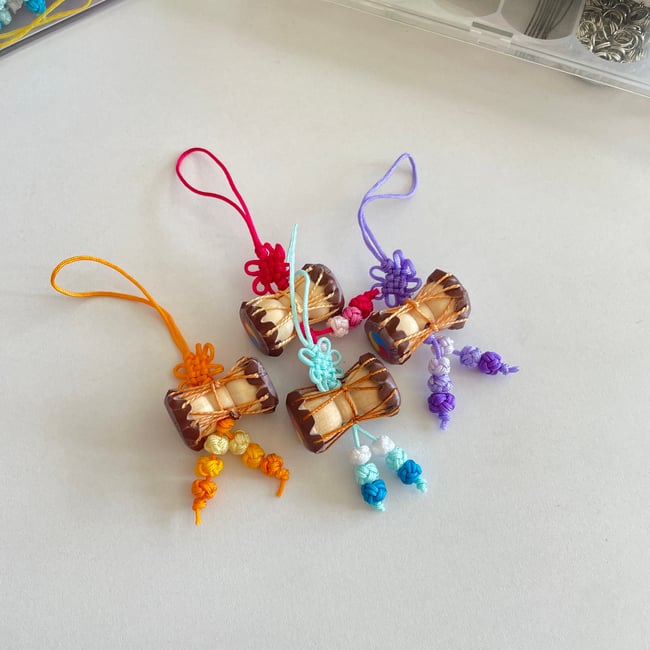 'janggu' korean drum traditional norigae charms