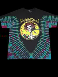 Xl Reverse Liquid Dye  Cotton With Screen Print Design