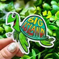 Image 1 of Big Island Turtle Waterproof Stickers