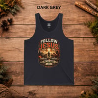 Image 5 of Follow Jesus Tank Top — Christian Faith Graphic Tank
