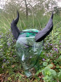 Image 7 of (PREORDER) Black Dragon Horns | Large