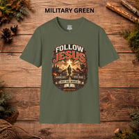 Image 5 of Follow Jesus T-Shirt — Christian Faith Graphic Tee
