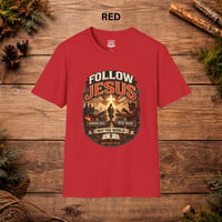 Image 6 of Follow Jesus T-Shirt — Christian Faith Graphic Tee