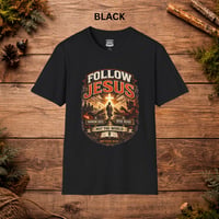 Image 9 of Follow Jesus T-Shirt — Christian Faith Graphic Tee