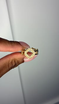 Image 2 of Charmed Clover Adjustable Ring 