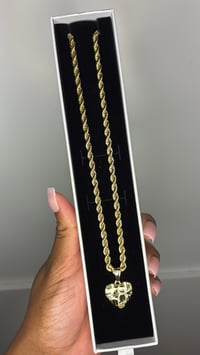 Nugget Heart Necklace 