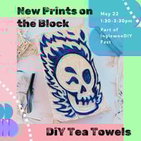 New Prints on the Block: DIY Tea Towels