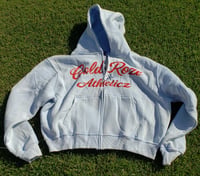Image 2 of Gold Roze Athleticz Hoodies -Faded baby blue