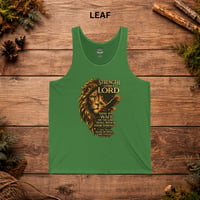 Image 6 of Strength Comes From The Lord Lion Tank Top – Christian Faith Inspirational Tank