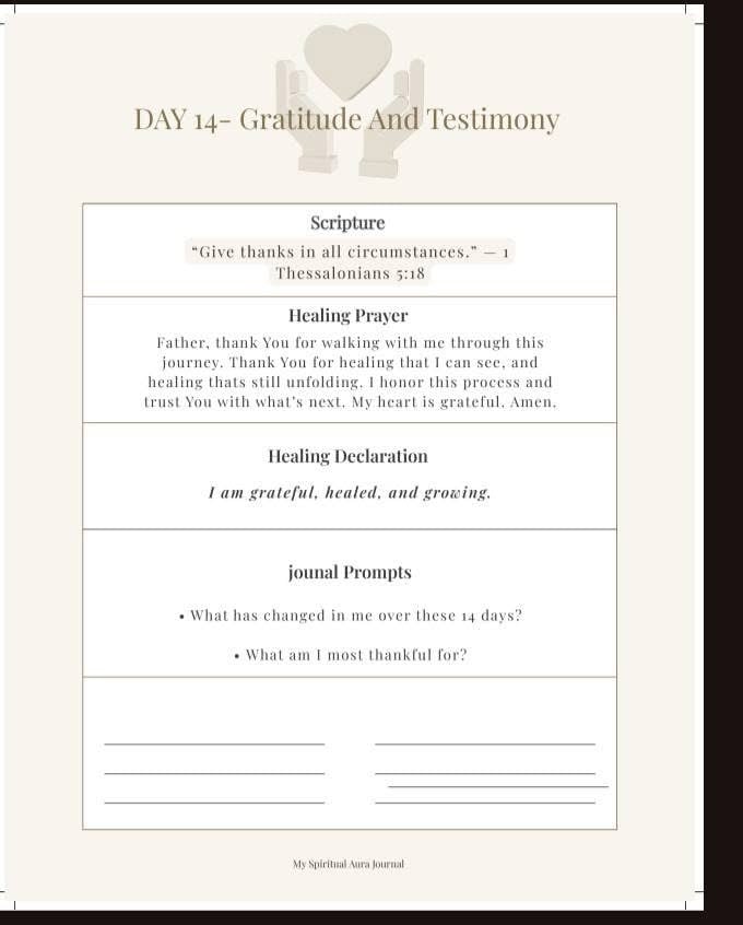 Image of MY SPIRITUAL AURA JOURNAL 