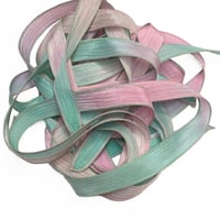 Image 4 of 1PC. TIMELESS 42" Hand Dyed Finished Edge Silk Wrist Wrap Bracelet/Jewelry/Craft Ribbons