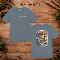 Image 9 of Faith Over Fear T-Shirt — "Stronger Than the Storm" Inspirational Christian Tee