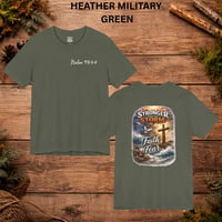 Image 10 of Faith Over Fear T-Shirt — "Stronger Than the Storm" Inspirational Christian Tee
