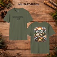Image 3 of Philippians 1:6 T-Shirt— "God's Not Done Yet" — Inspirational Christian Tee