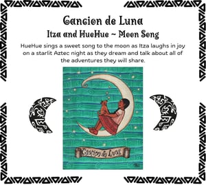 Image of NEW! ~ DREAMS AT PLAY COLLECTION ~ 8x10 Art Print ~ Cancion de Luna ~ Moon Song