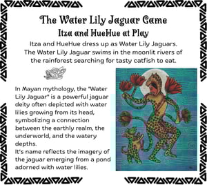 Image of NEW! ~ DREAMS AT PLAY COLLECTION ~ 8x10 Art Print ~ Water Lily Jaguar Game