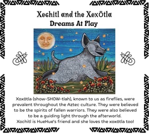 Image of NEW! ~ DREAMS AT PLAY COLLECTION ~ 8x10 Art Print ~ Xochitl and the Fireflies
