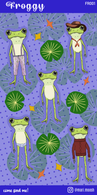 Froggy Sticker Sheet