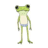 Froggy in Underwear