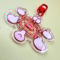 Image 3 of Ducky Seance Foil Acrylic Charm