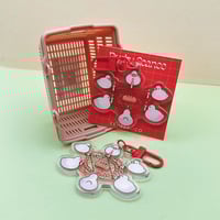 Image 2 of Ducky Seance Foil Acrylic Charm