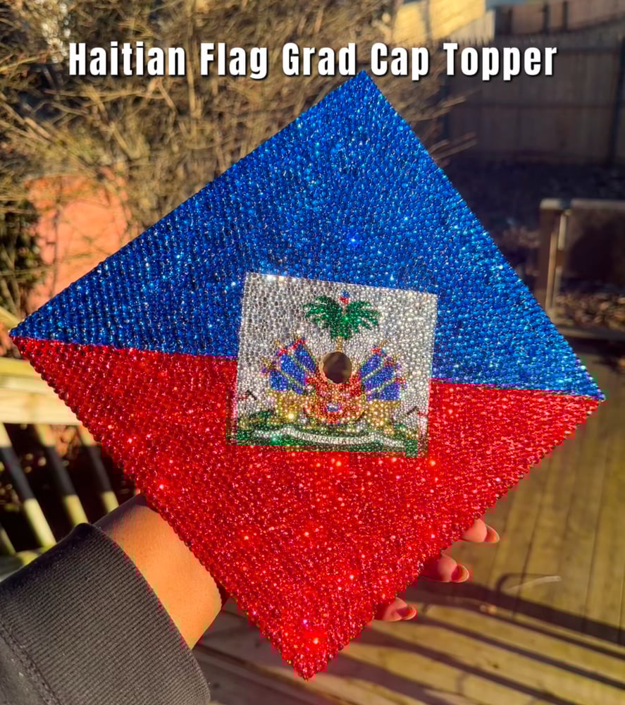 Image of Bedazzled Graduation Cap Topper- Made to Order