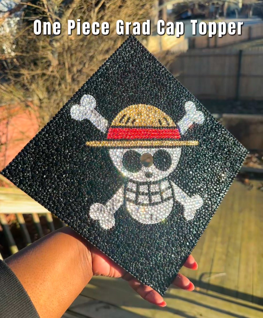 Image of Bedazzled Graduation Cap Topper- Made to Order