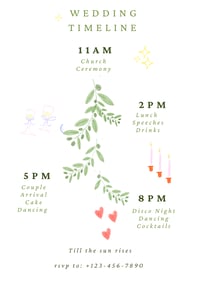 Image 4 of Editable Medditeranean Wedding invitations | 