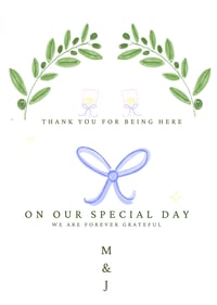 Image 5 of Editable Medditeranean Wedding invitations | 