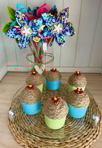 Image 2 of Rustic Cupcake - Brights - single cupcakes