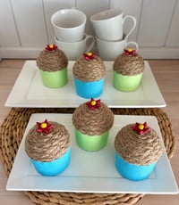 Image 4 of Rustic Cupcake - Brights - single cupcakes