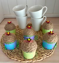 Image 3 of Rustic Cupcake - Brights - single cupcakes