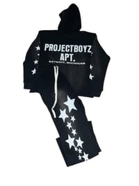 Image 2 of ProjectBoyz Apt Flare Joggy Set