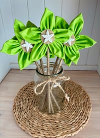 Rustic Forever Flowers - Bright Green #61