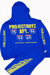 ProjectBoyz Flare Joggy Set (Racing Blue)