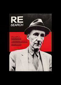 Image 1 of RE SEARCH #4/5 — A SPECIAL BOOK ISSUE:  WILLIAM BURROUGHS, BRION GYSIN, AND THROBBING GRISTLE