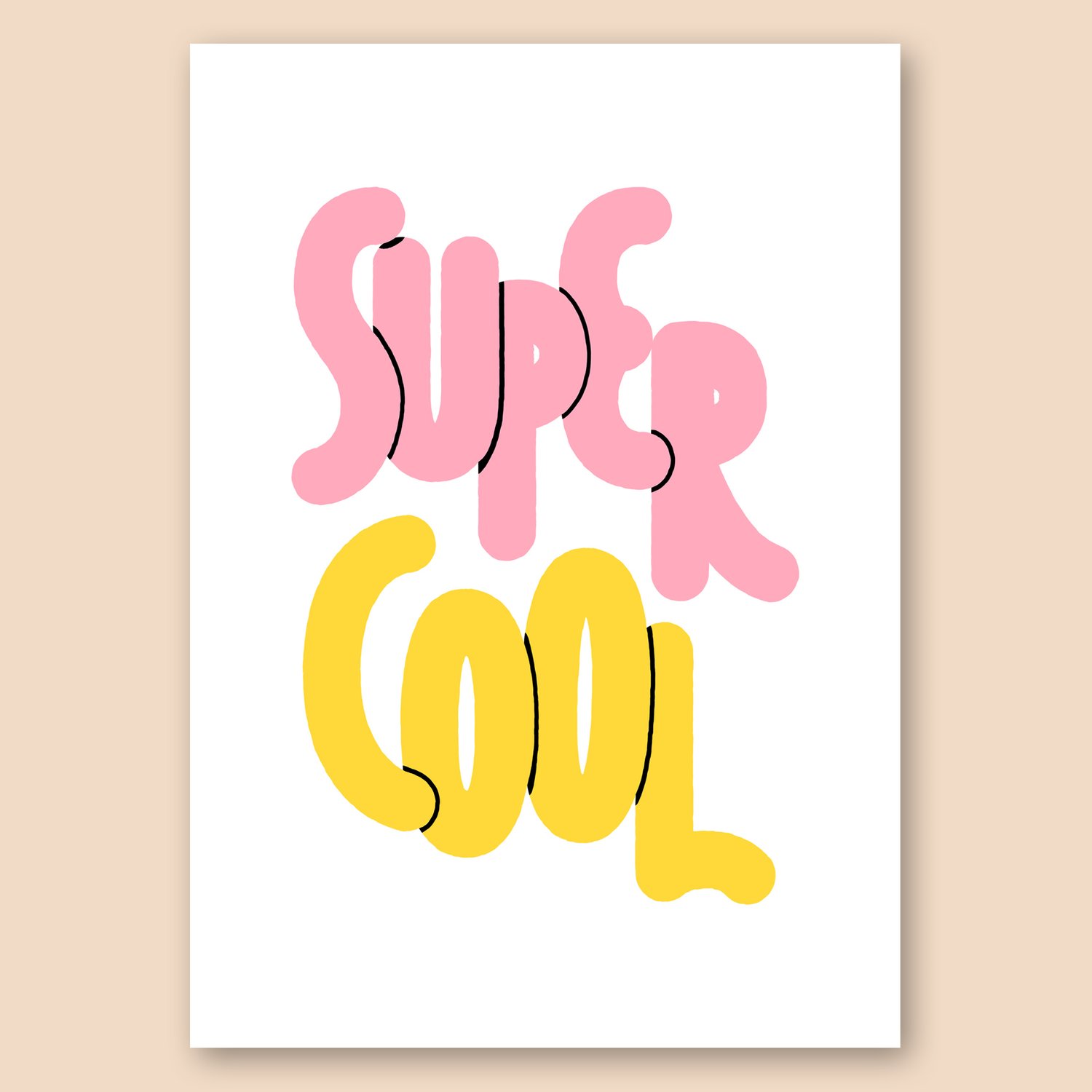 Image of Supercool — 30 x 42 cm