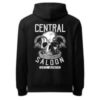 Image 1 of Haunted Skull Zip Hoodie