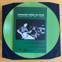 Image 4 of Straight edge as fuck vol 1-3 2xLP (Brown/green vinyl)