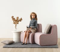 Image 3 of 1:6 side table - cream