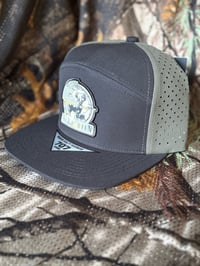 Image 2 of Algo Bien Logo - Green/Black 7 Panel (Green Camo)