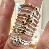 Image 11 of Make Two Sterling Silver or 14ct Gold Filled Fidget Rings